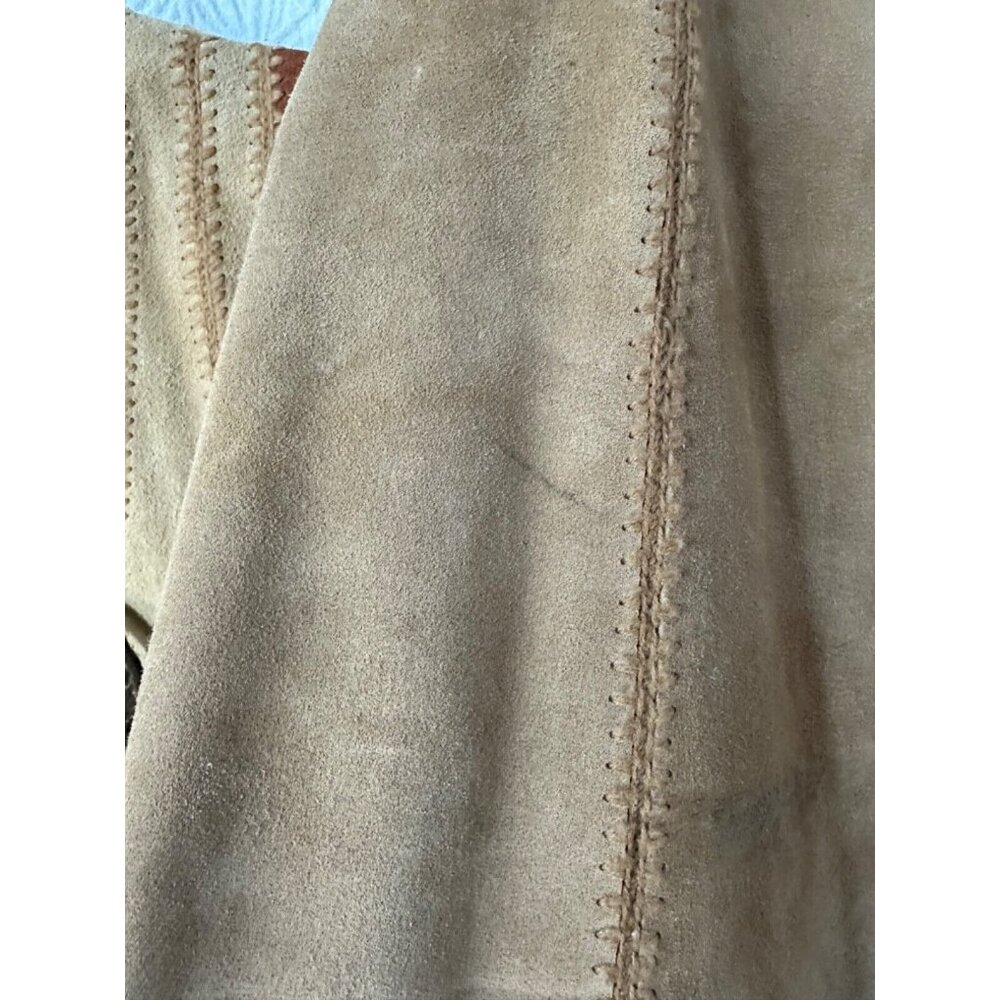 Vintage 70’s Suede Vest Skirt Set SZ 11/12 MEASUREMENTS BELOW - Picture 4 of 15
